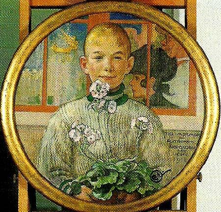 Carl Larsson gratulation till mormor